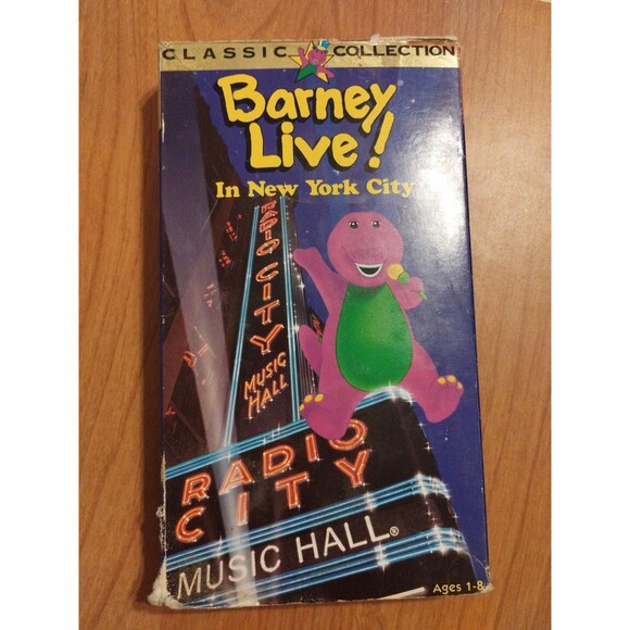 Barney Live in New York City VHS (1994) Classic Collection, Clean & Tested - Picture 2 of 7